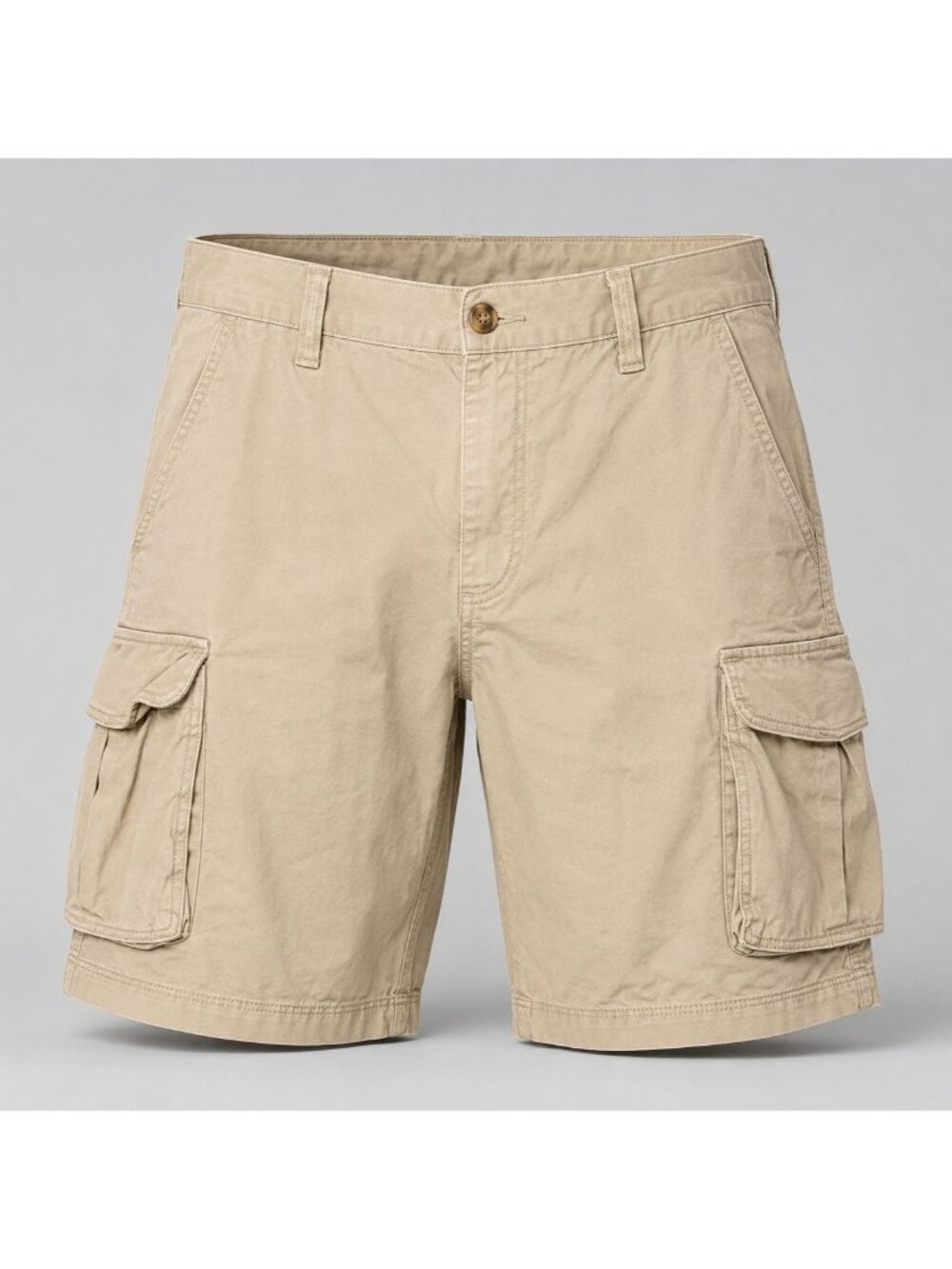 Croft Barrow Mens Size 40 Shorts Khaki Cargo 100% Cotton Summer Lightweight